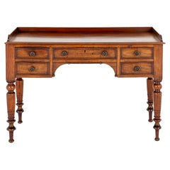 Victorian Desk Mahogany Writing Table, 1860