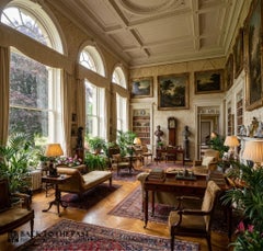 Bureau Victorien Table à écrire Acajou 1880