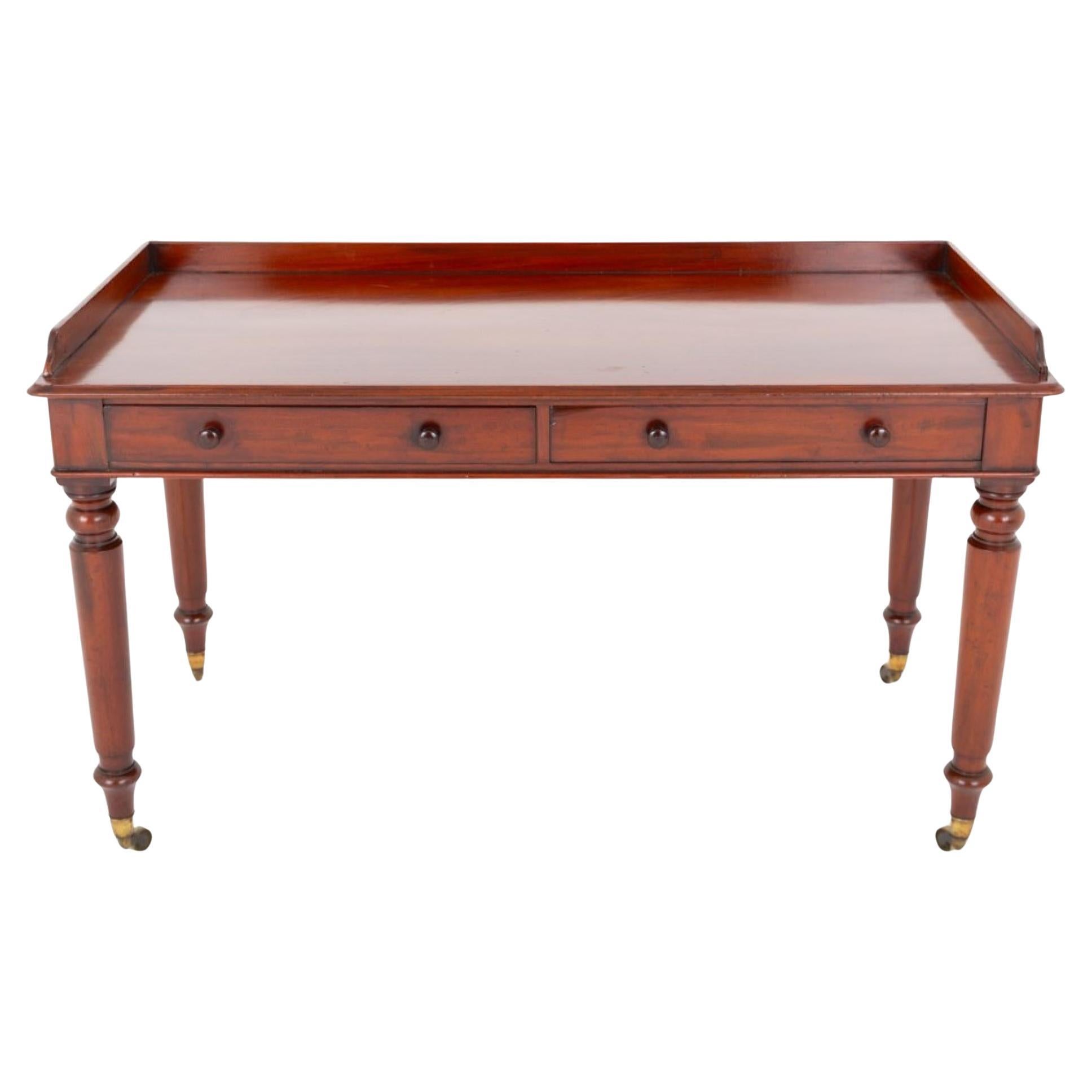 Victorian Desk Writing Table Mahogany 1880