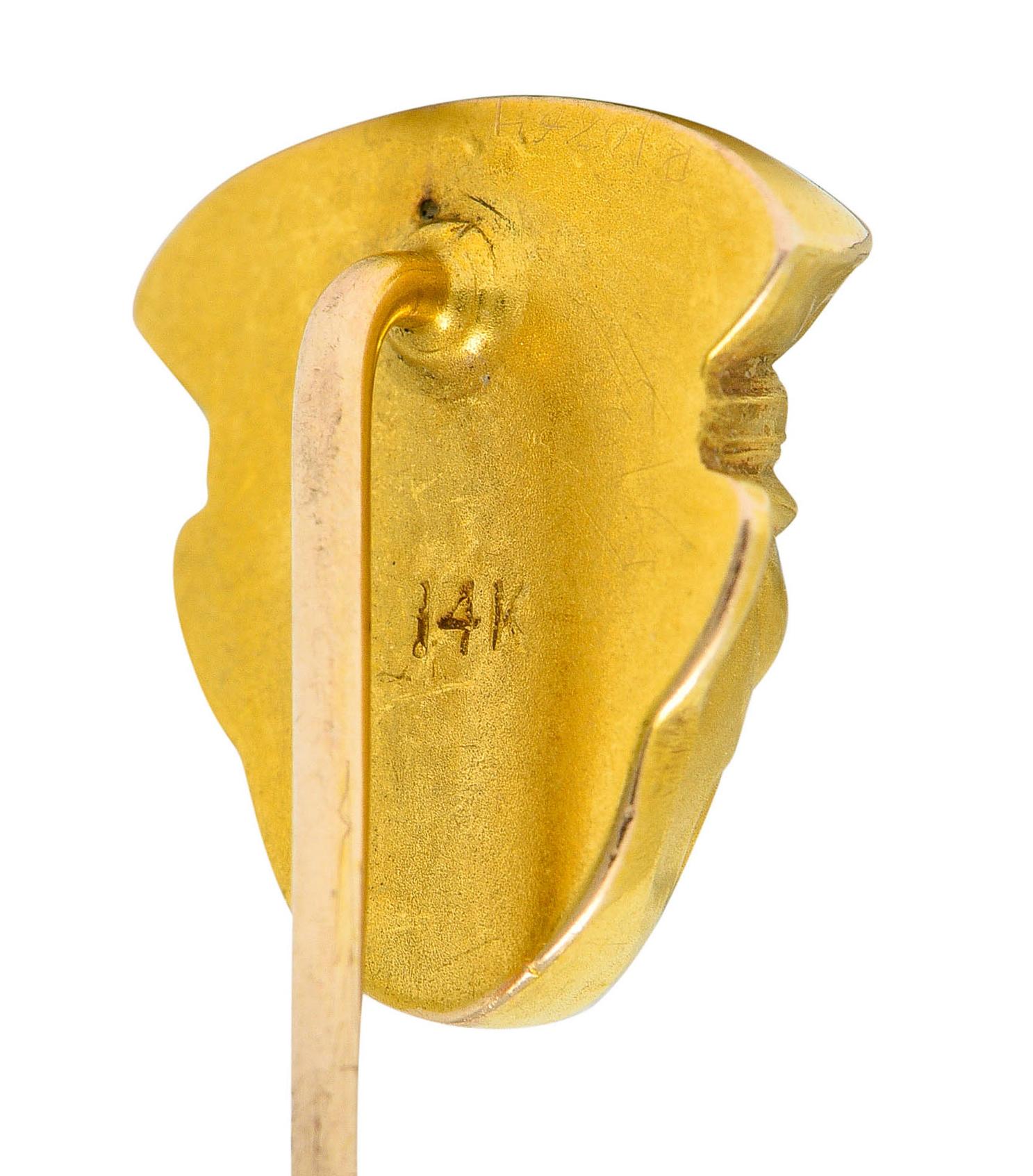 Victorian Diamond 14 Karat Gold Chauffer Stickpin 1