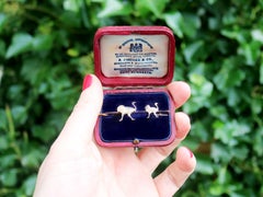 Victorian Diamond and Amethyst Yellow Gold Ostrich Brooch