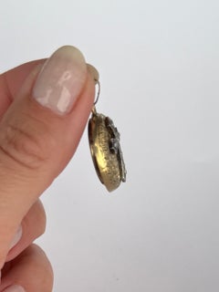 Victorian Diamond and Pearl 9 Carat Gold Locket