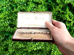 Victorian Diamond and Pearl Yellow Gold Bar Brooch