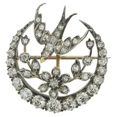 Victorian Diamond Brooch