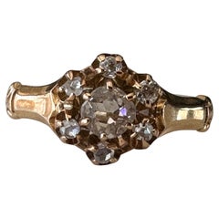 Victorian Diamond Cluster Ring
