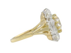 Victorian Diamond Coronet Cluster Ring, circa 1890