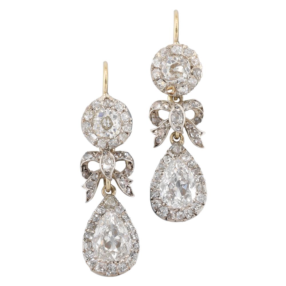 single diamond drop earrings