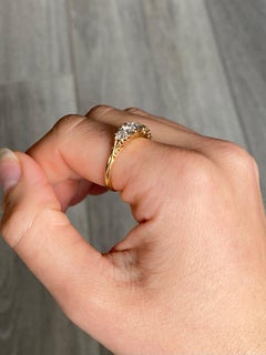 Victorian Diamond Five-Stone 18 Carat Gold Ring