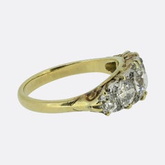 Victorian Diamond Five stone Ring