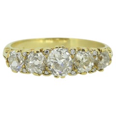 Victorian Diamond Five Stone Ring