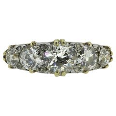 Victorian Diamond Five stone Ring