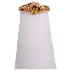 Victorian Diamond Gold Baby Ring