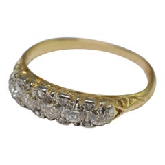 Victorian Diamond Gold Engagement Ring
