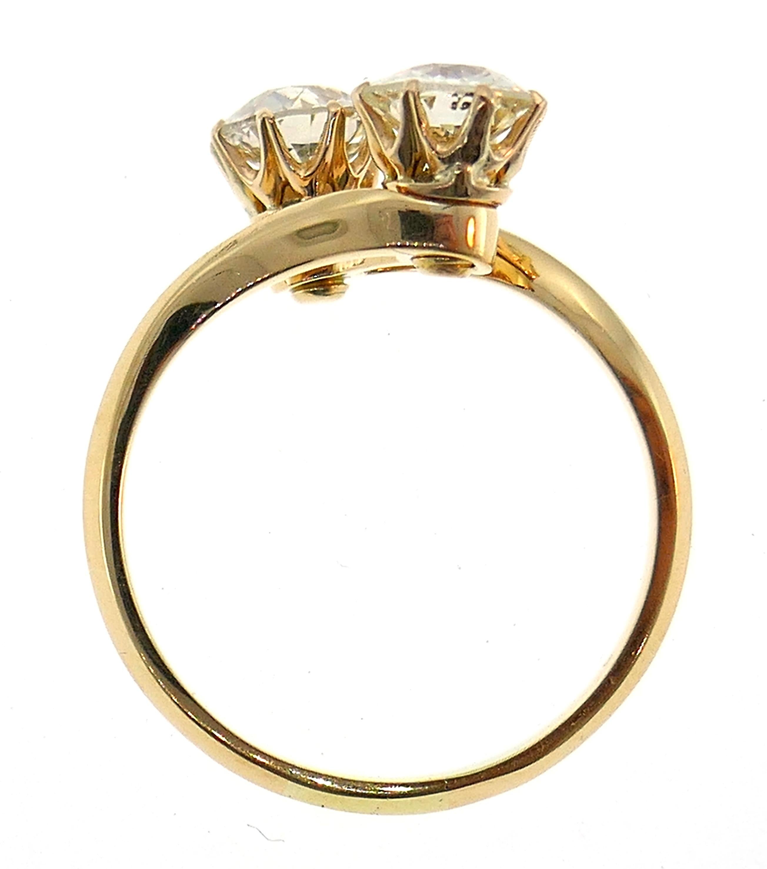 Victorian Diamond Gold Ring, Earrings Interchangeable 1