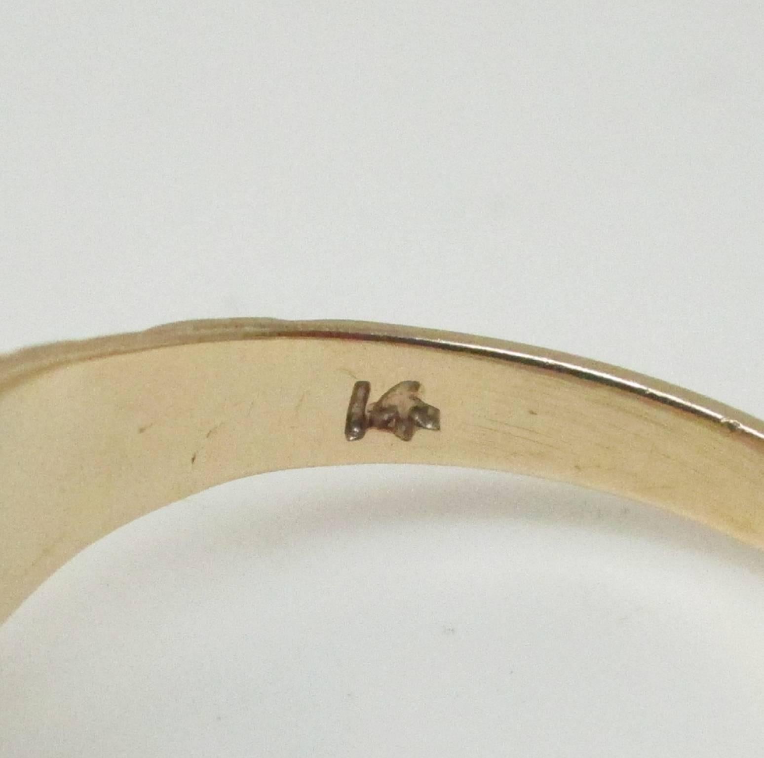 Victorian Diamond Gold Ring 5