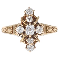 Victorian Diamond Gold Ring
