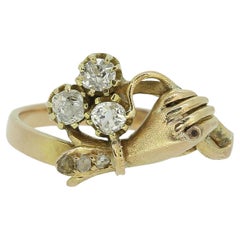 Victorian Diamond Hand Ring