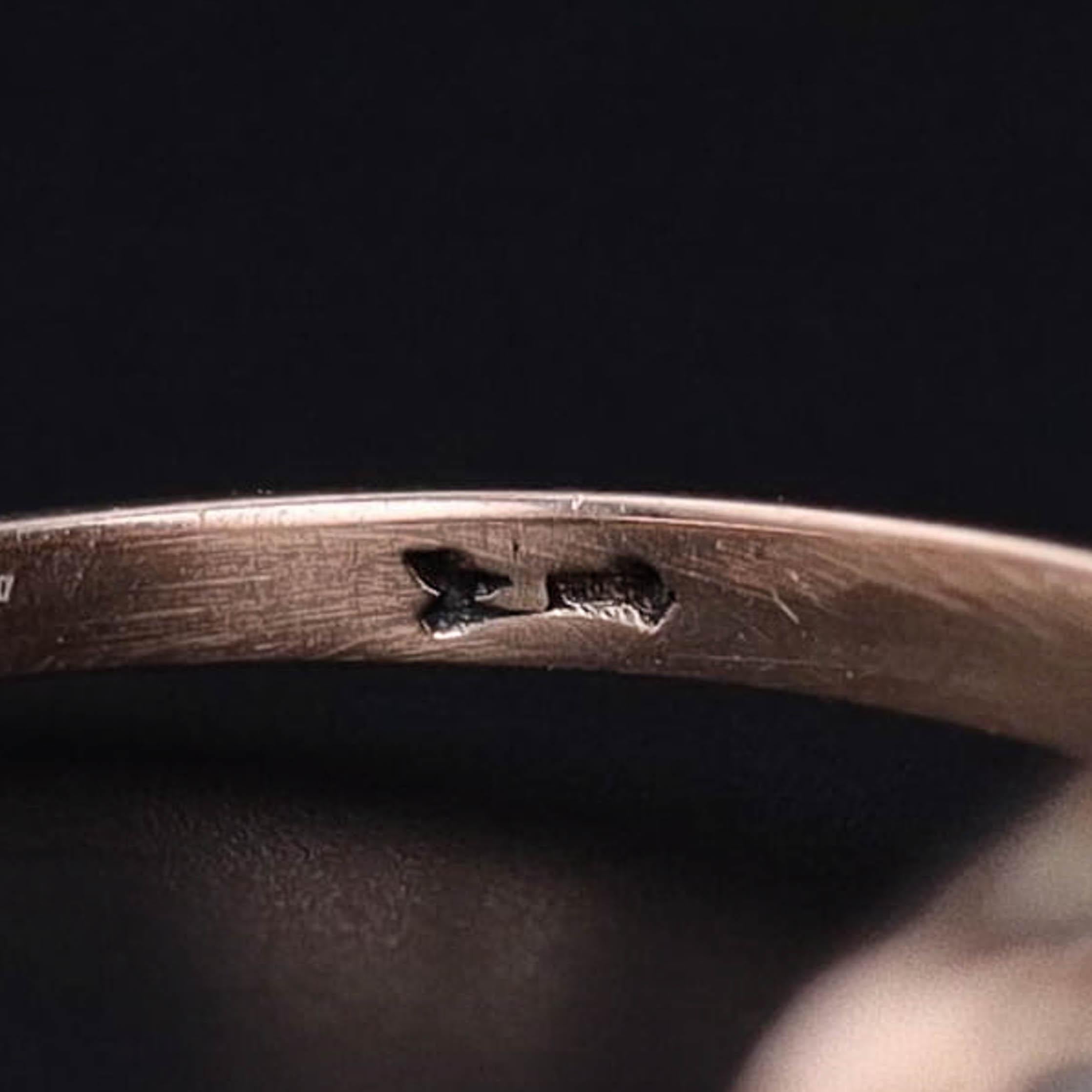 Anello vittoriano con pavé di diamanti in oro 10k In condizioni buone in vendita a Lewisburg, PA