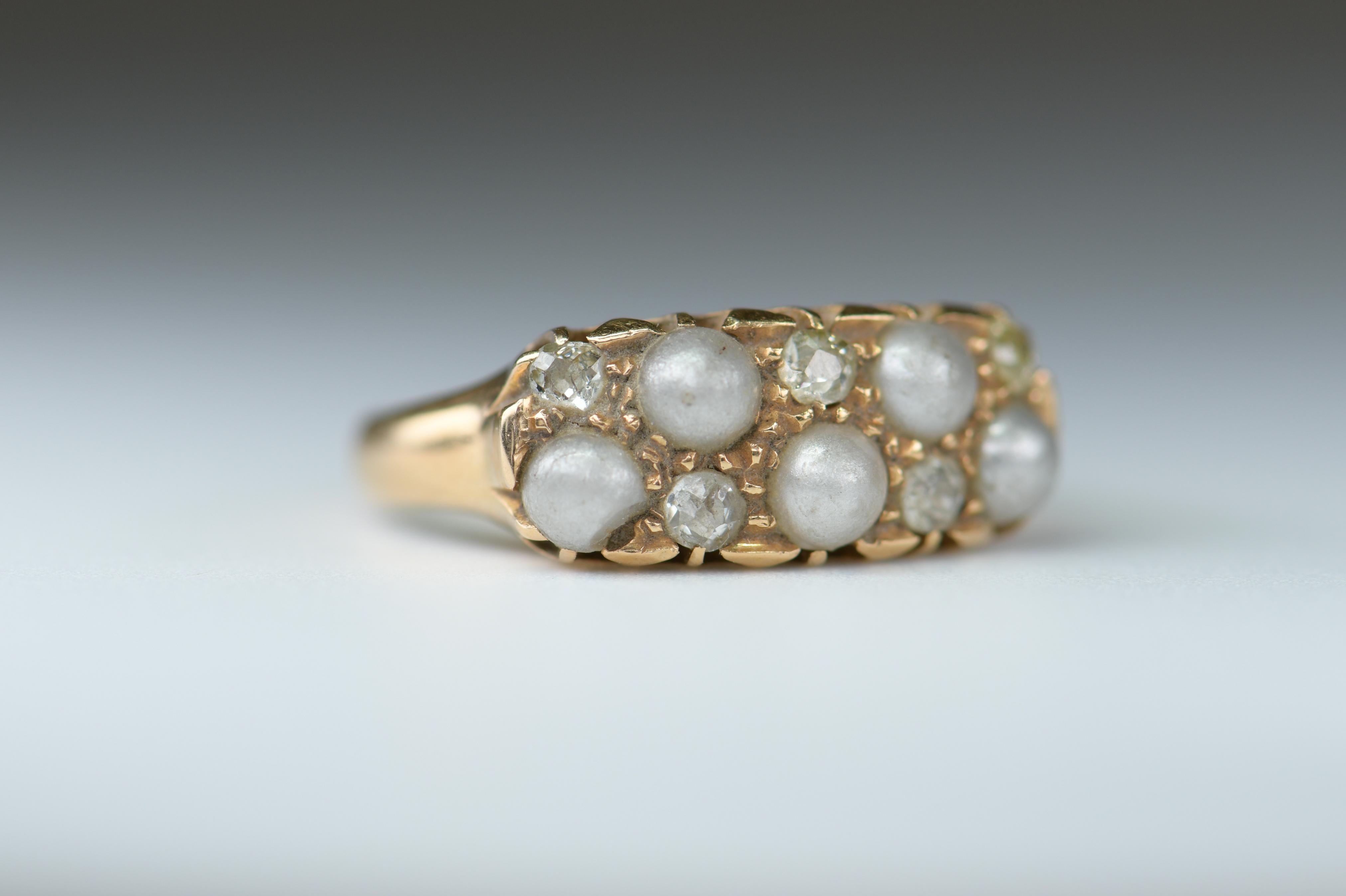 vintage pearl rings for sale