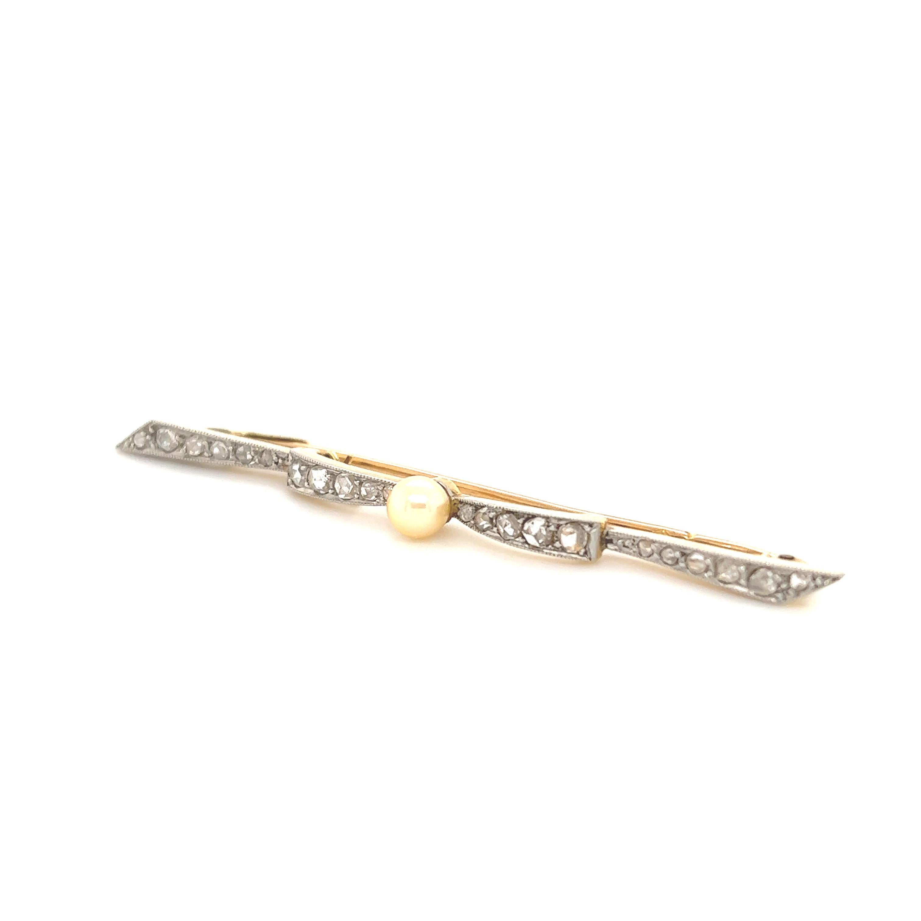 Delicately crafted over 120 years ago this pin is truly a stand out item. This beautiful creation measures 2.25