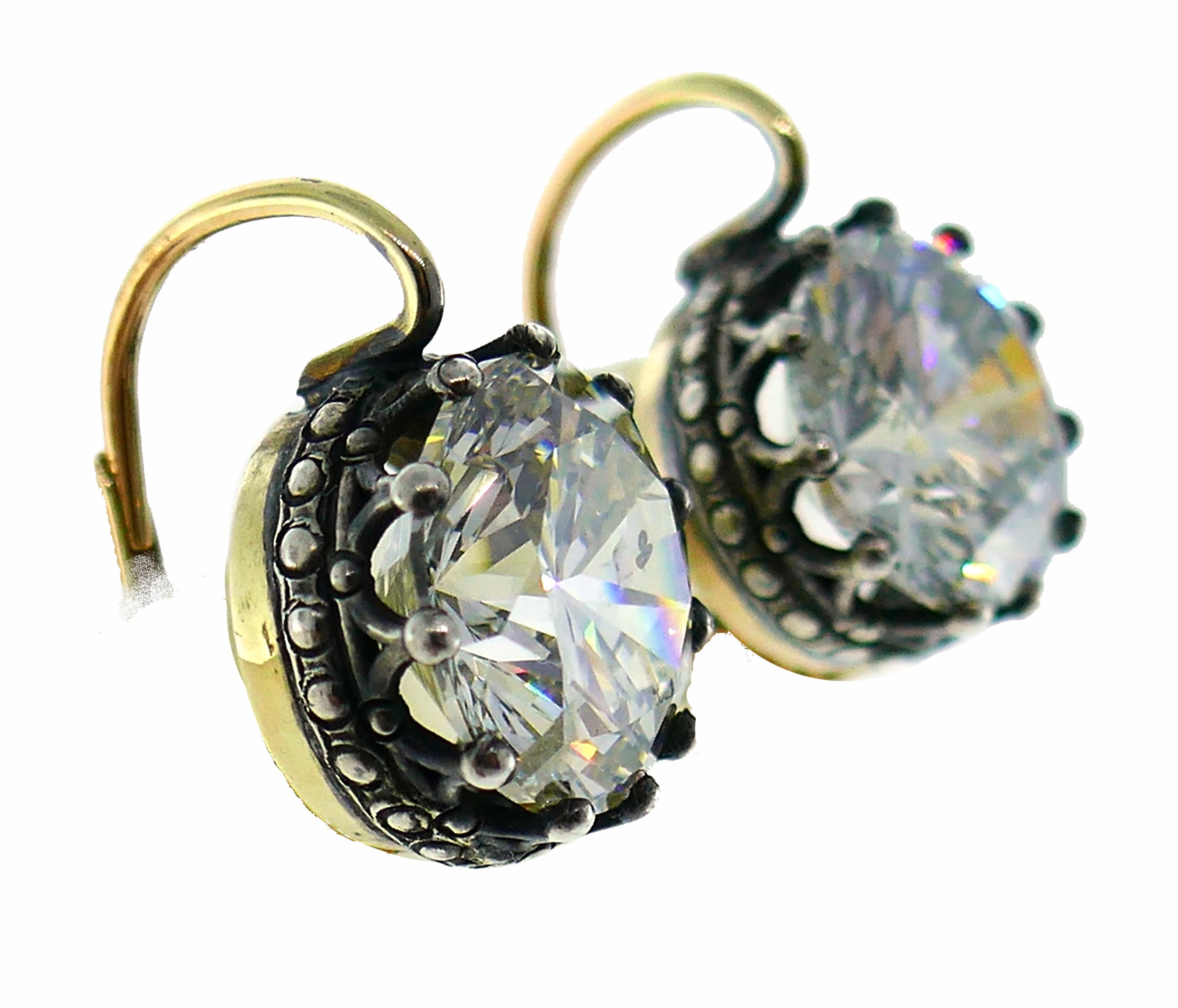 drop diamond stud earrings