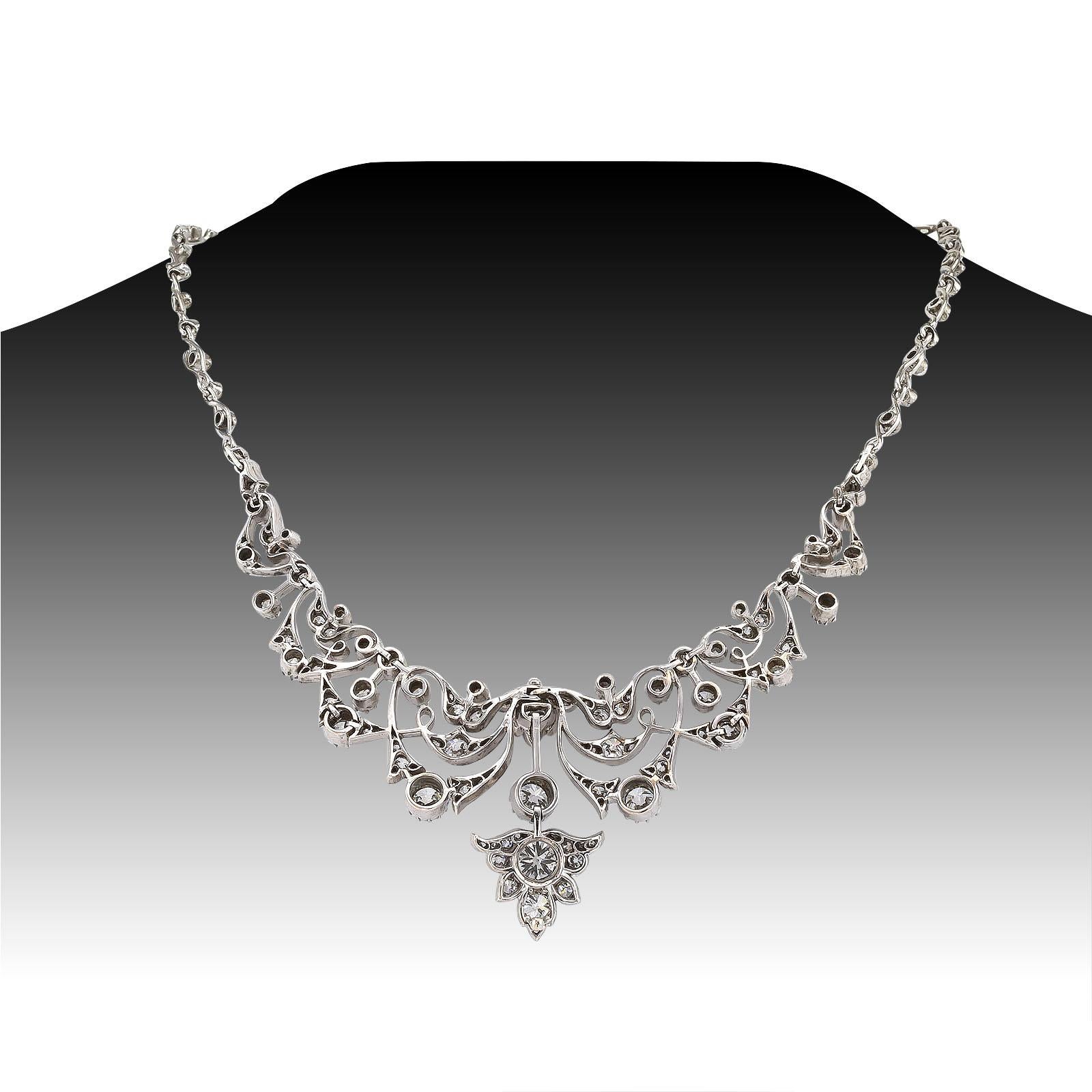 victorian diamond necklace