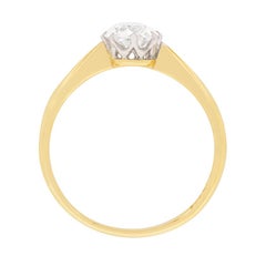 Victorian Diamond Solitaire Engagement Ring, circa 1900s