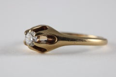 Victorian Diamond Solitaire Ring