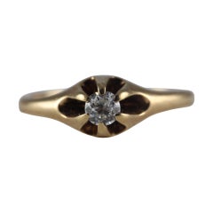 Victorian Diamond Solitaire Ring