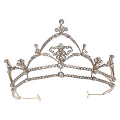 Viktorianische Diamant-Tiara-Halskette:: 16::00ct