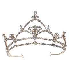 Antique Victorian Diamond Tiara Necklace, 16.00ct