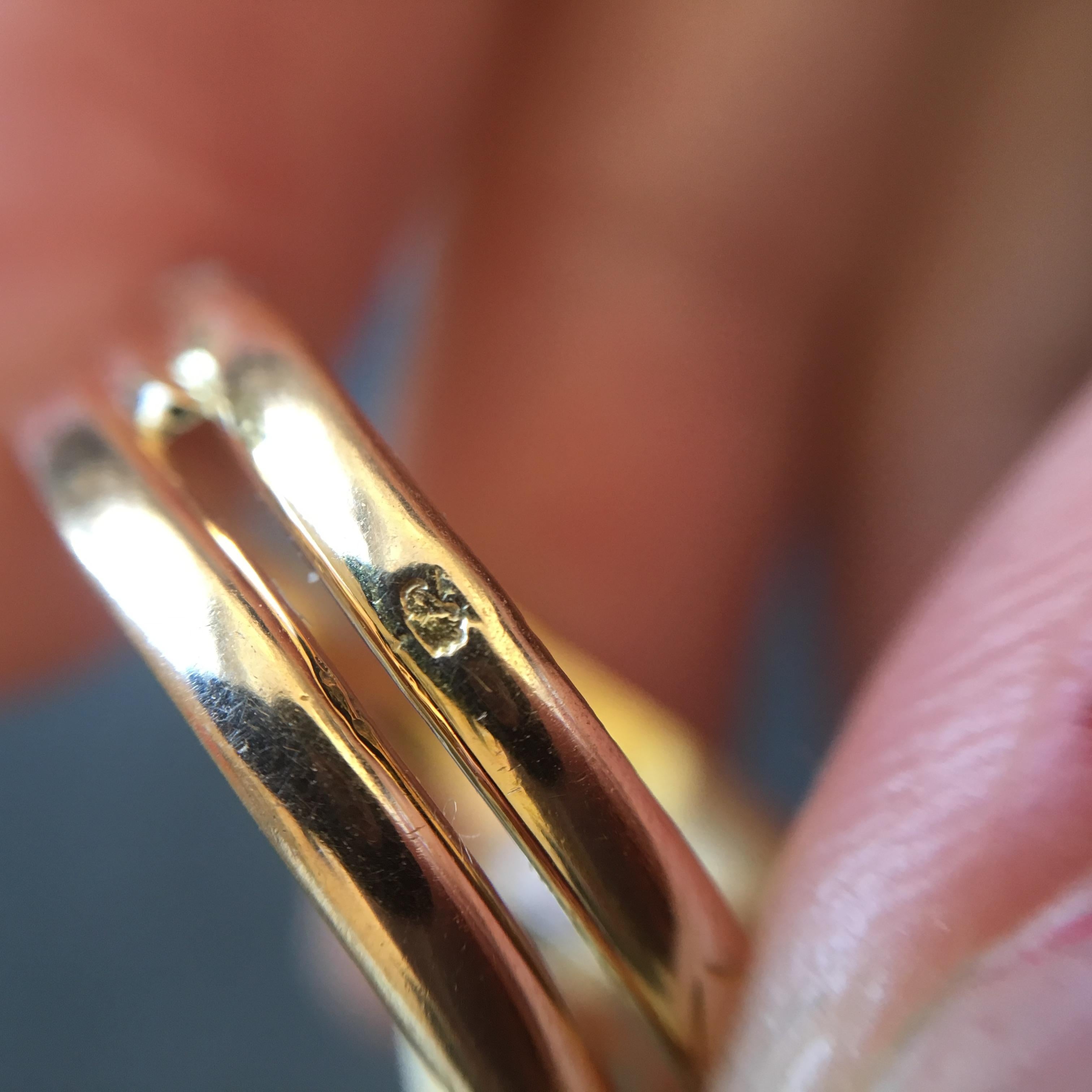 Victorian Diamonds Yellow Gold Snake Ring 5