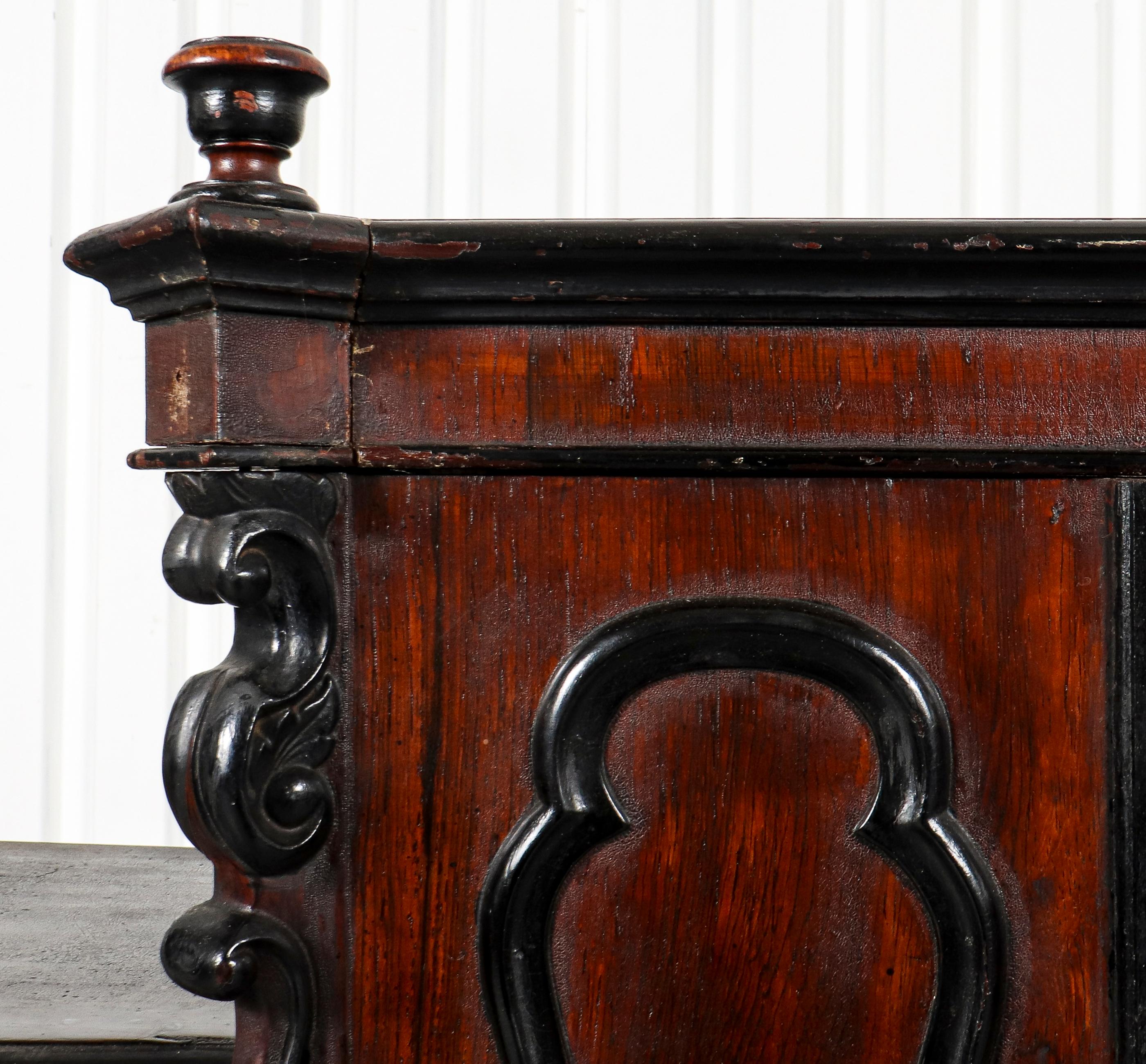 Victorian Diminutive Carved Wood Cabinet 2