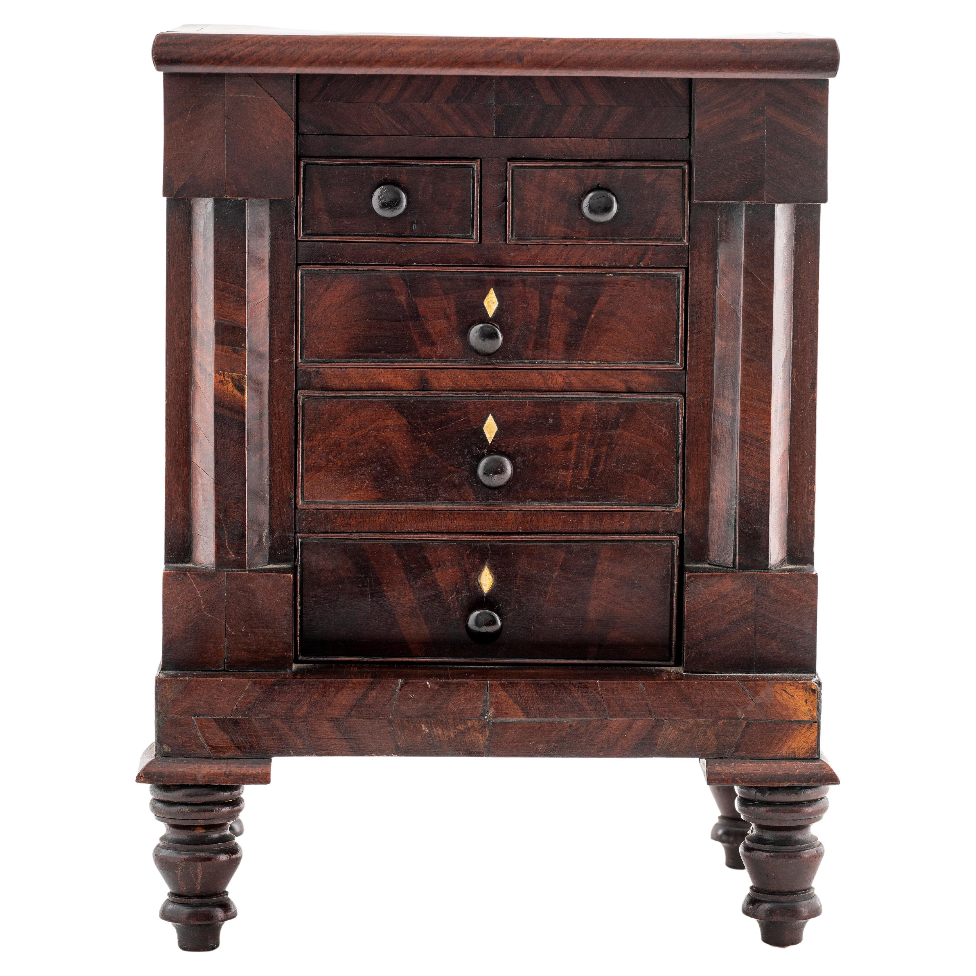 Victorian Diminutive Chest of Drawers For Sale