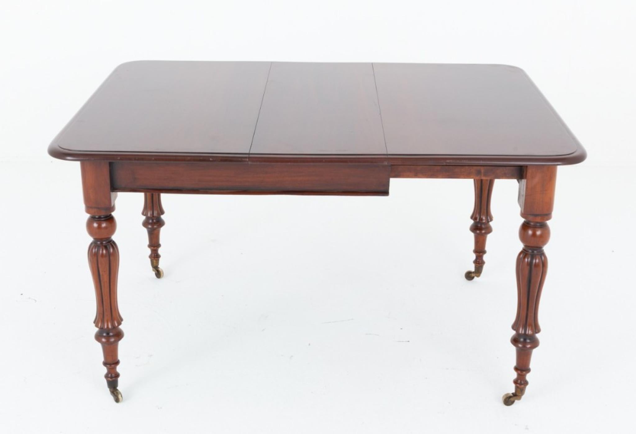 Mid-19th Century Victorian Dining Table 8 Seater Mahogany Extending 1840 For Sale