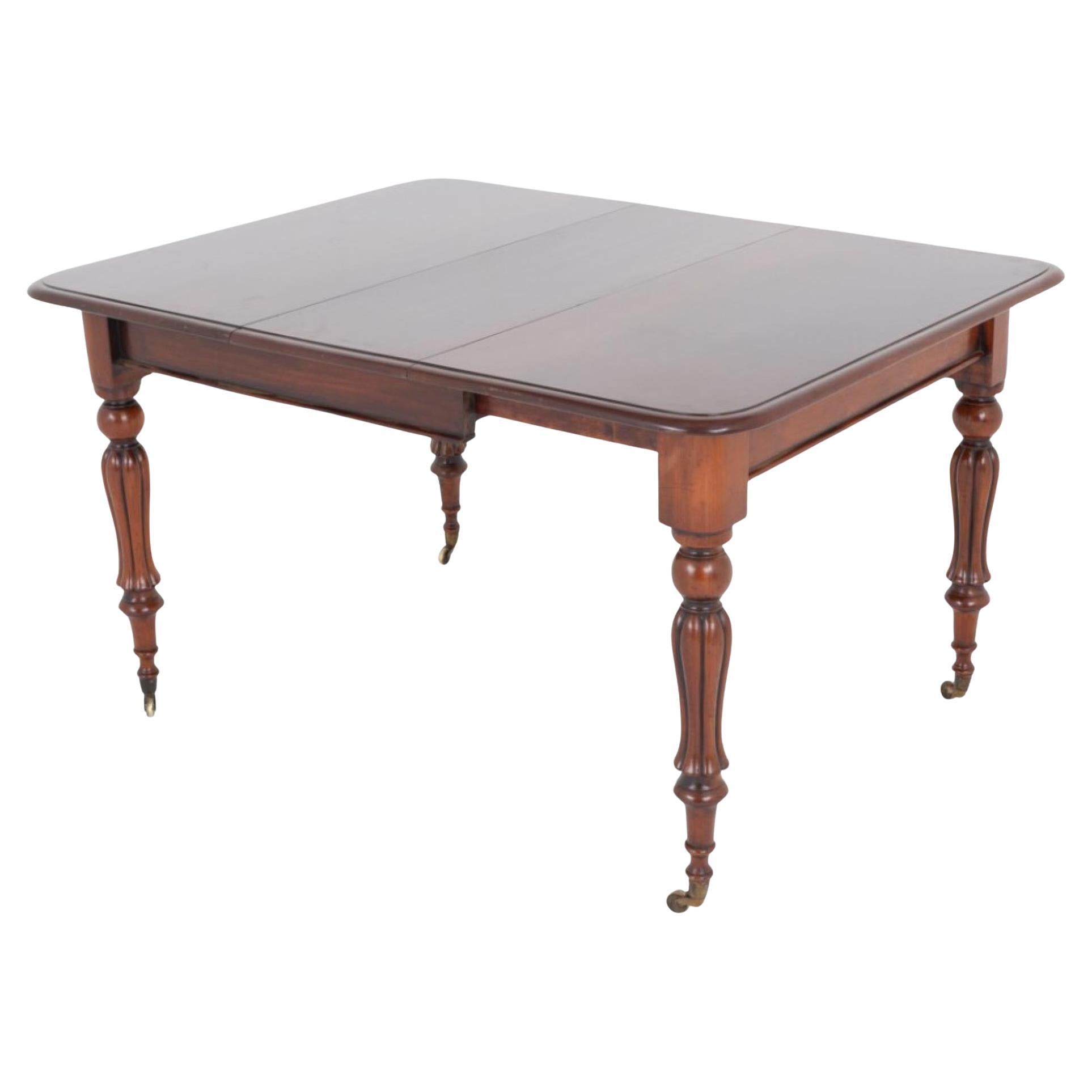 Victorian Dining Table 8 Seater Mahogany Extending 1840 For Sale
