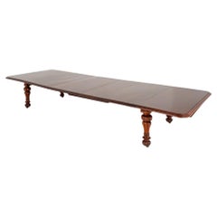 Victorian Dining Table Antique Mahogany Extending, 1860