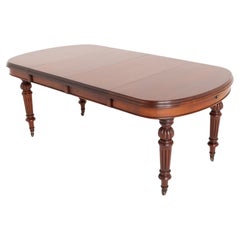 Mesa de Comedor Victoriana Extensible 10 Plazas Caoba 1860