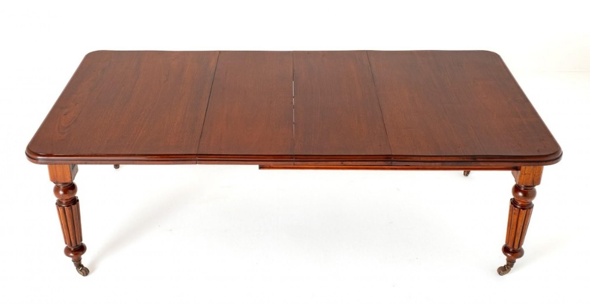 Victorian Dining Table Extending Mahogany 1850 For Sale 1