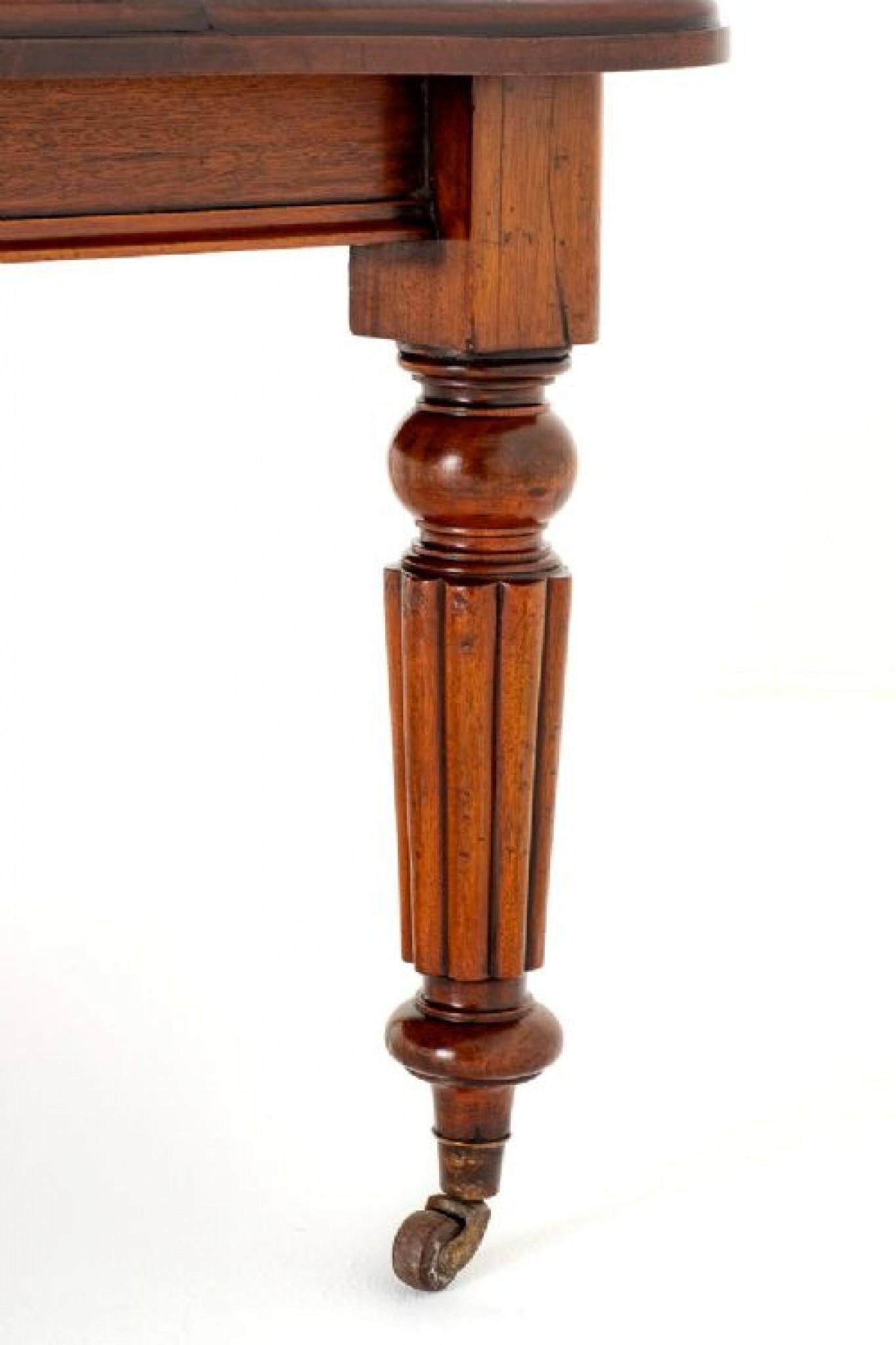 Victorian Dining Table Extending Mahogany 1850 For Sale 3