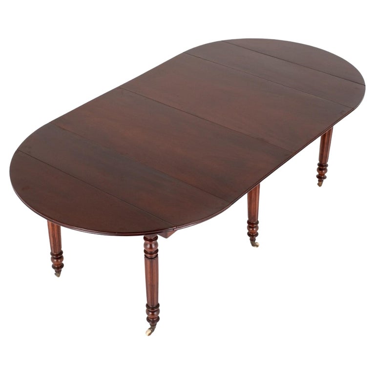 Victorian Dining Table Extending Mahogany 1860 For Sale at 1stDibs