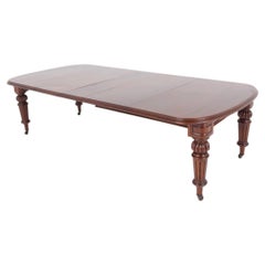 Victorian Dining Table Extending Period Antique 1860 14 Seater