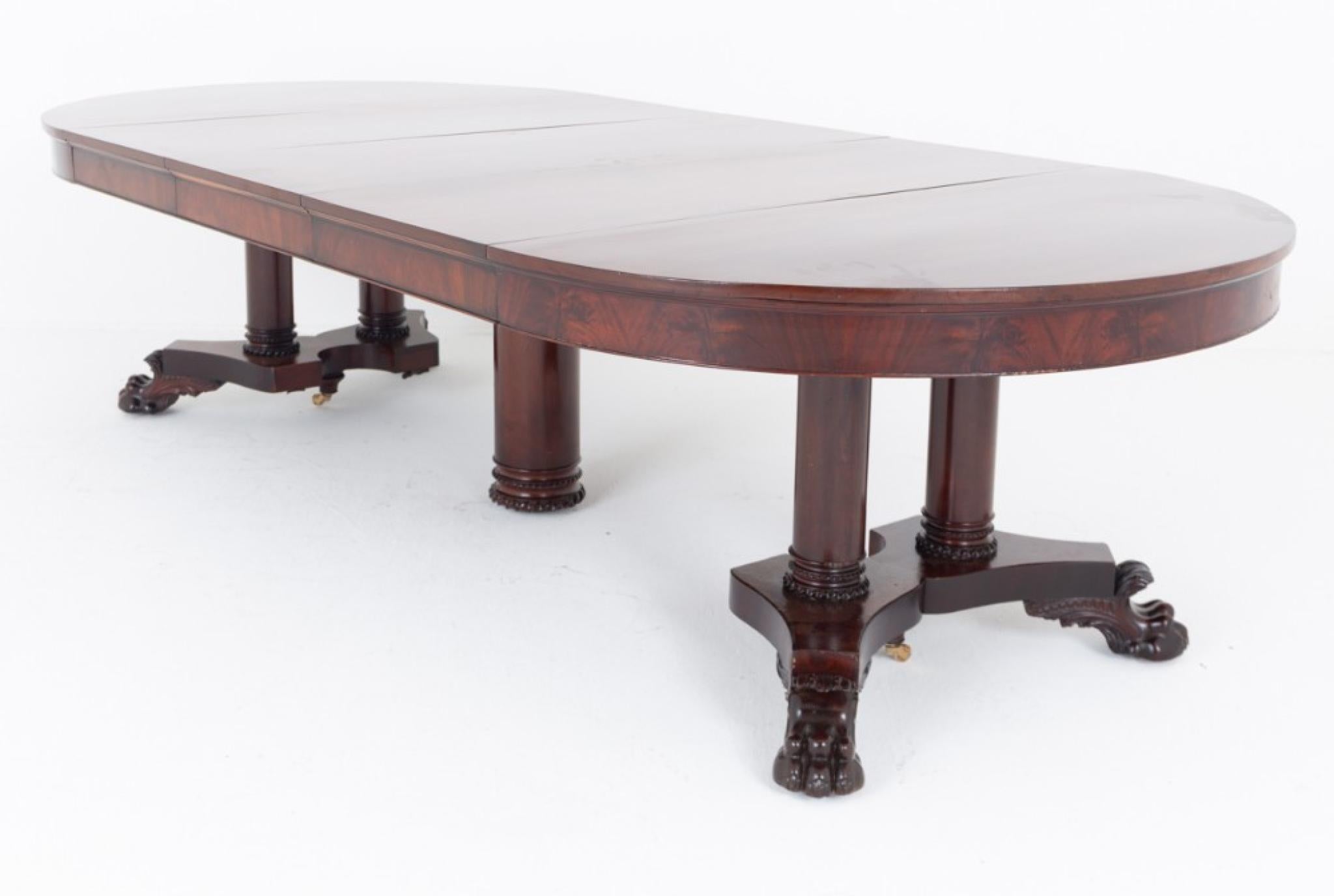 Victorian Dining Table Extending Split Base 12 Seater 1870 For Sale at ...