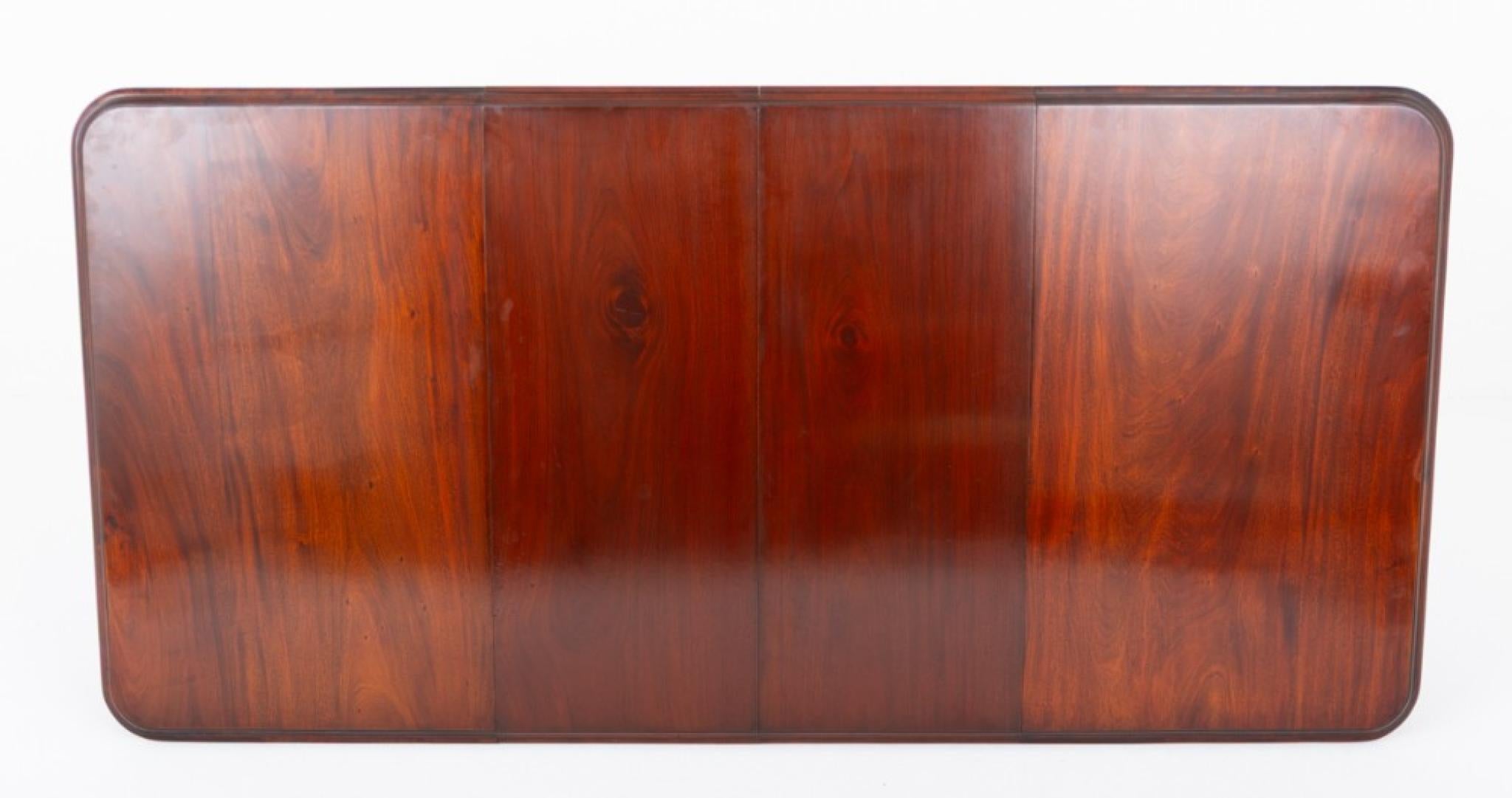 Victorian Dining Table Mahogany 10 Seater Extending 1860 For Sale 1