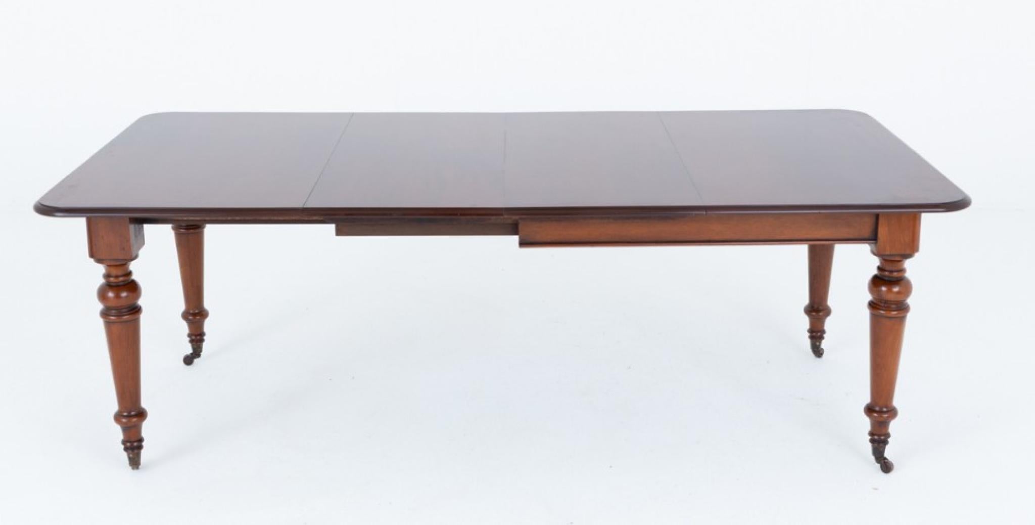 Mesa de Comedor Victoriana Caoba Extensible 10 Plazas 1880 en venta 1