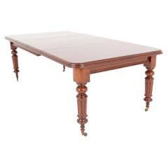 Mesa de Comedor Victoriana Caoba Extensible 1880 10 Plazas
