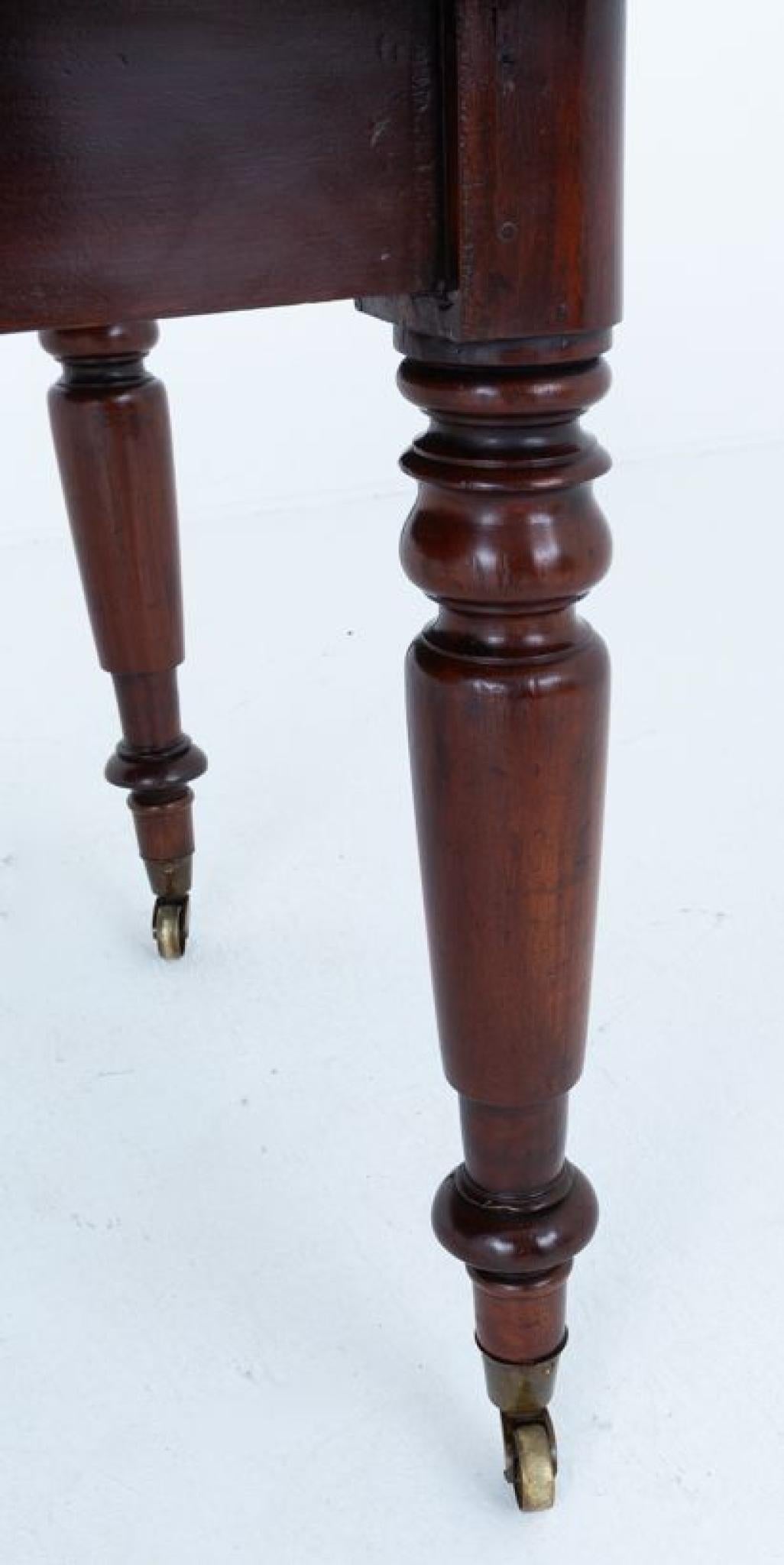 Victorian Dining Table Mahogany Fixed Top 1870 Bon état - En vente à Potters Bar, GB