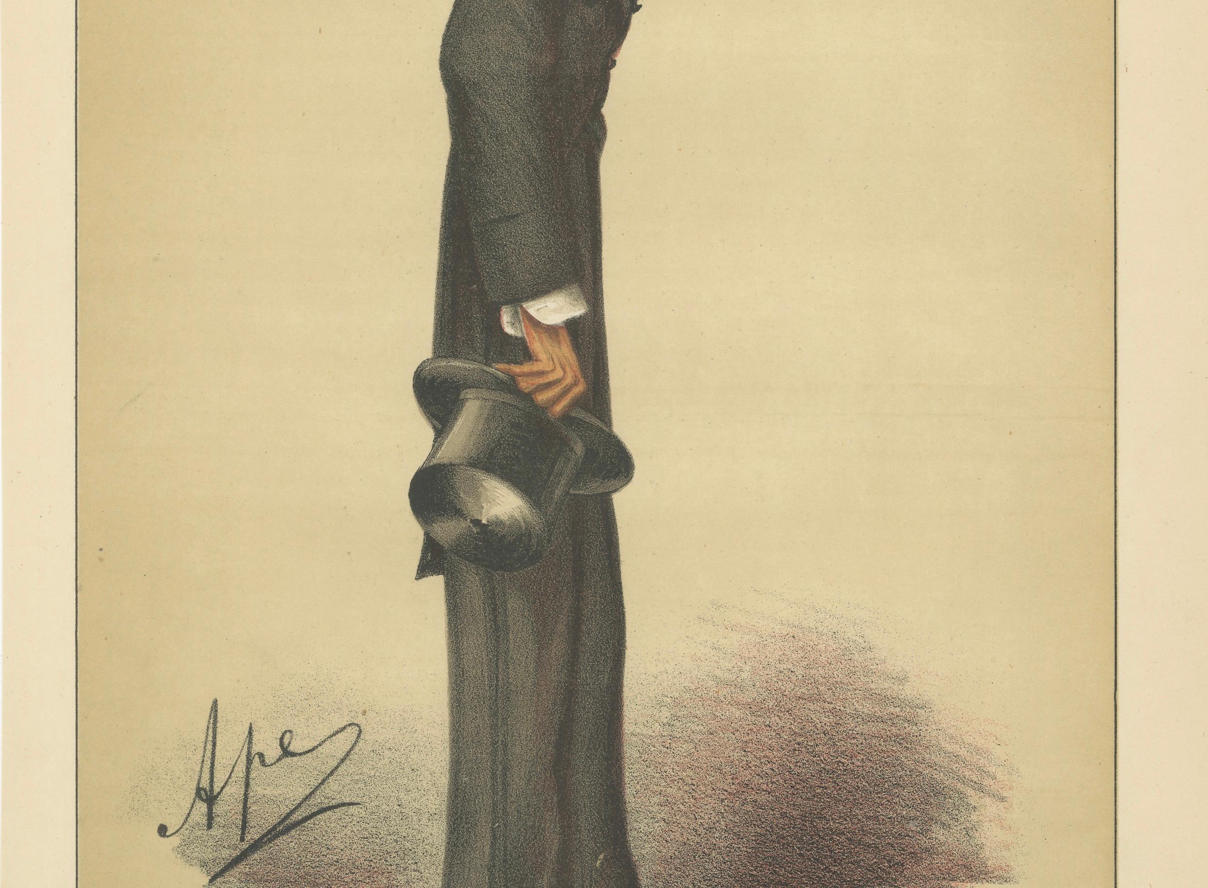 Victorian Diplomat Caricature – Vanity Fair Statesmen No. 61, 1870