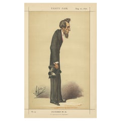 Victorian Diplomat Caricature – Vanity Fair Statesmen No. 61, 1870