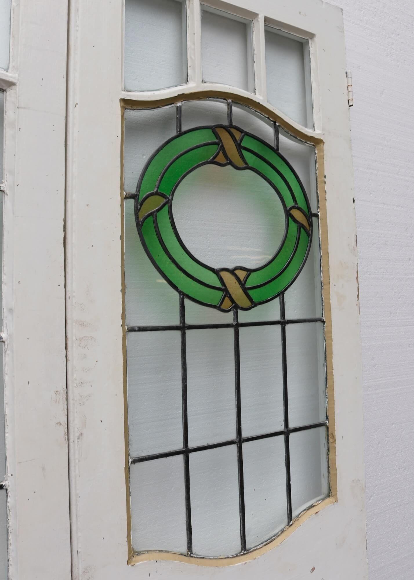 Viktorianische Doppeltüren mit Bleiverglasung (Edwardian) im Angebot